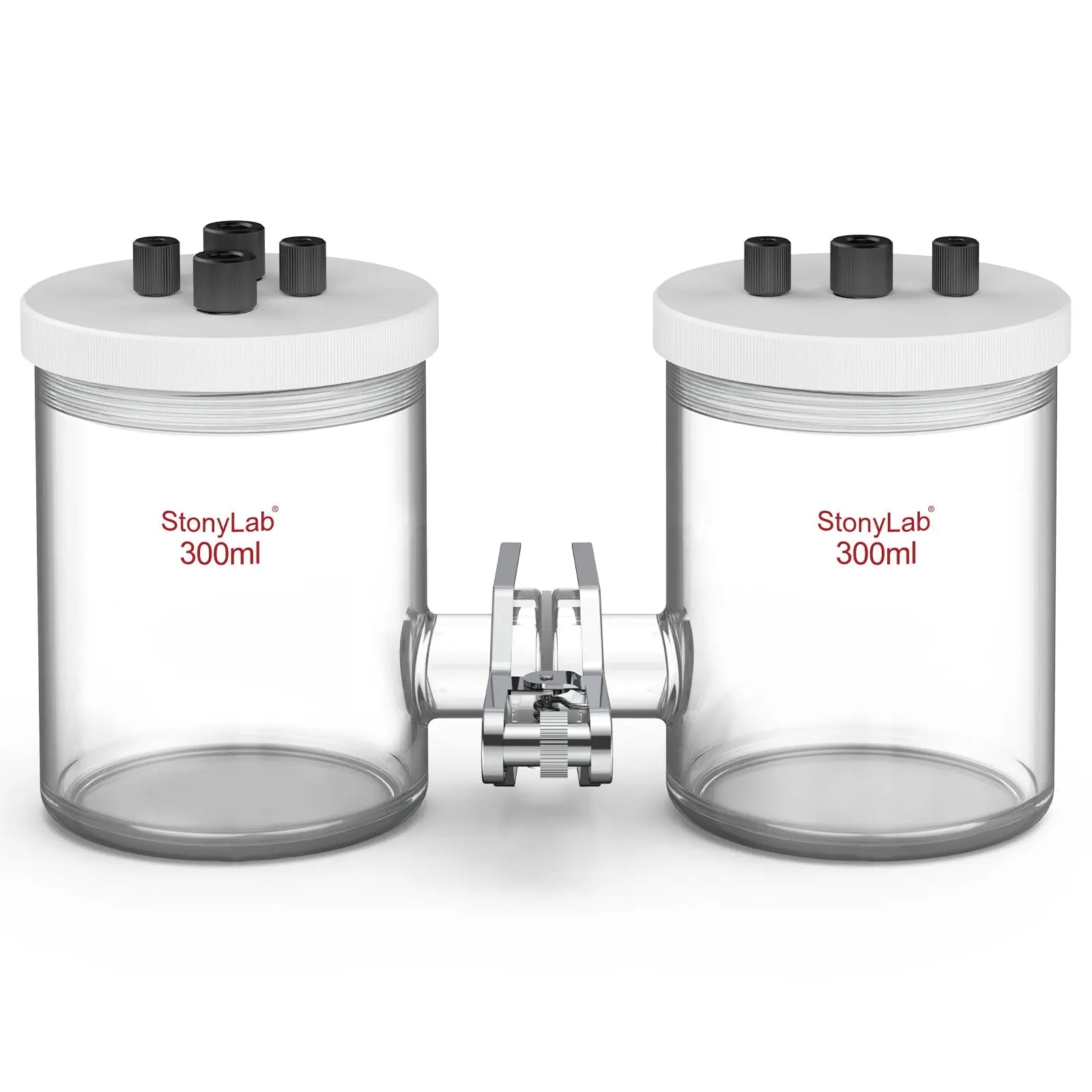 H-Type Electrolytic Cells [50-100 ml] Electrolyzer-H-Type 300 ml