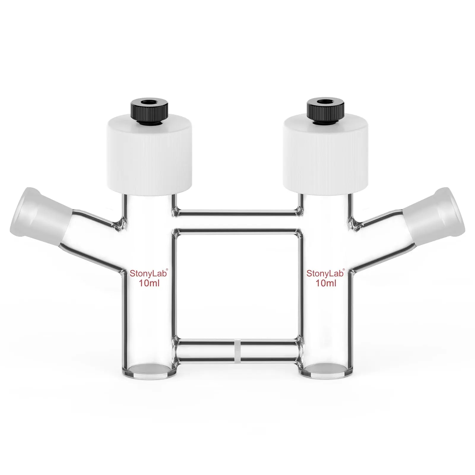 H-Type Electrolytic Cells with Fine Glass Frit Salt Bridg, 14/20 Joints Both Sides [5-15 ml]