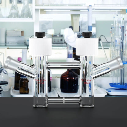 H-Type Electrolytic Cells with Fine Glass Frit Salt Bridg, 14/20 Joints Both Sides [5-15 ml]