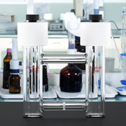 Comprehensive product view and setup components for StonyLab H-Type Electrolytic Cells with Fine Glass Frit Salt Bridge [5-15 ml]