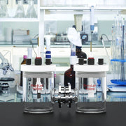 Comprehensive product view and setup components for StonyLab H-Type Electrolytic Cells with Two Electrodes [50-500 ml]