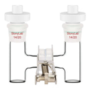 Close-up view showing the precise design and material of StonyLab H-Type Electrolytic Cells [5-20 ml]