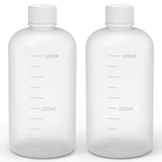 Alternative angle showing underlying build quality of StonyLab HDPE Narrow Mouth Reagent Bottle