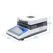 Close-up view showing the precise design and material of StonyLab Halogen Moisture Analyzer