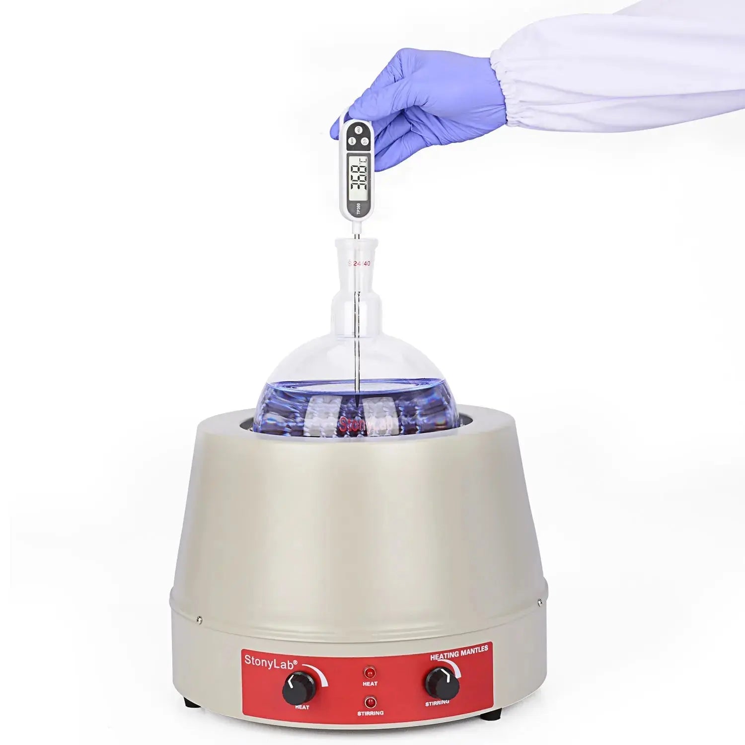 Comprehensive product view and setup components for StonyLab Heating Mantle