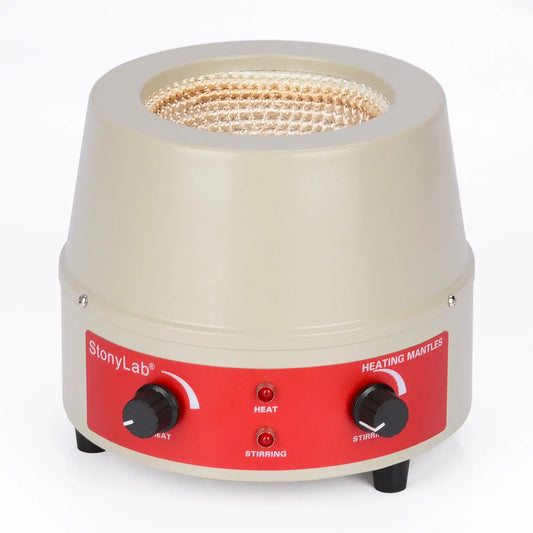 Heating Mantle, Magnetic Stirrer 0-1600 RPM Temperature Control 450℃ - StonyLab Heating Mantles 500-ml-220V