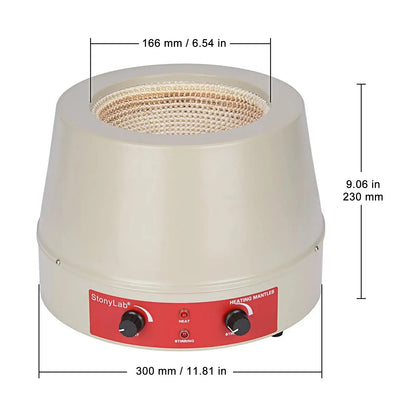 Heating Mantle, Magnetic Stirrer 0-1600 RPM, Maximum Temperature: 380°C Heating Mantles