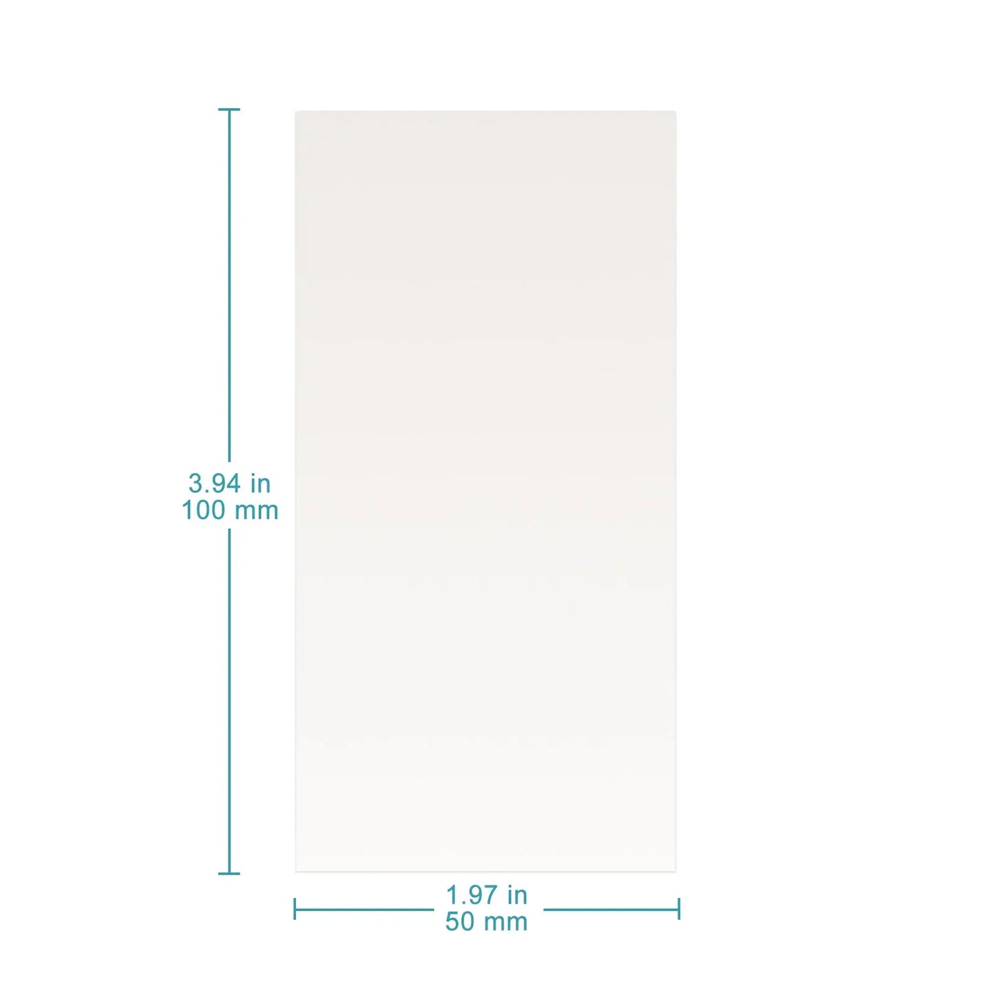 High-Purity Titanium Mesh/Sheet Cathode Electrode (Uncoated), 50 x 100 x 1 mm, for Electrolysis Ti-Cathode