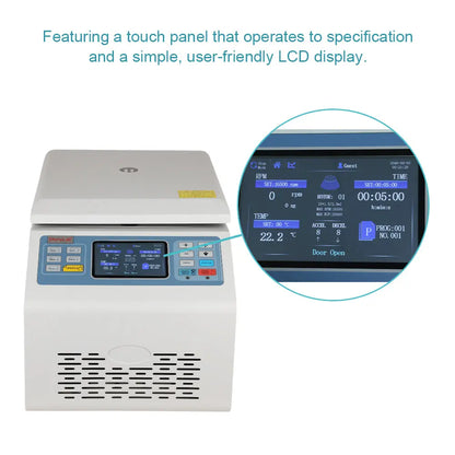 High-Speed Refrigerated Centrifuge, -20°C~40°C, 16500 RPM, 21615×g High-Speed Centrifuges