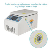 Alternative angle showing underlying build quality of StonyLab High-Speed Refrigerated Centrifuge