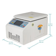 Close-up view showing the precise design and material of StonyLab High-Speed Refrigerated Centrifuge