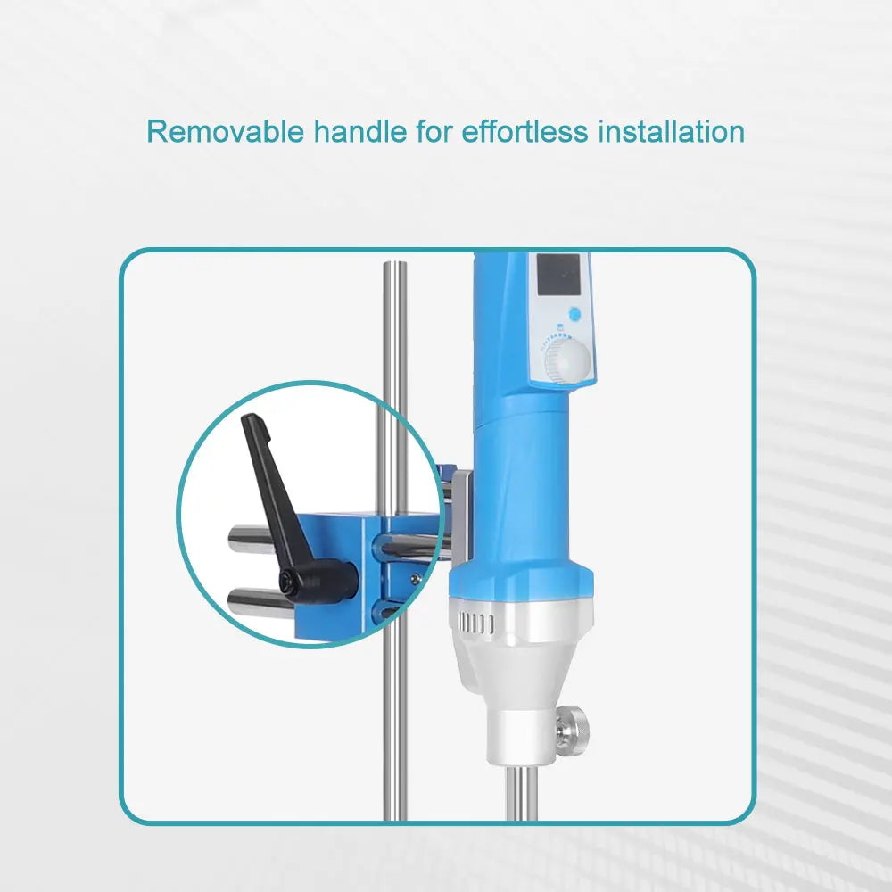 Alternative angle showing underlying build quality of StonyLab Homogenizer with Multiple Rotor-Stator Assemblies