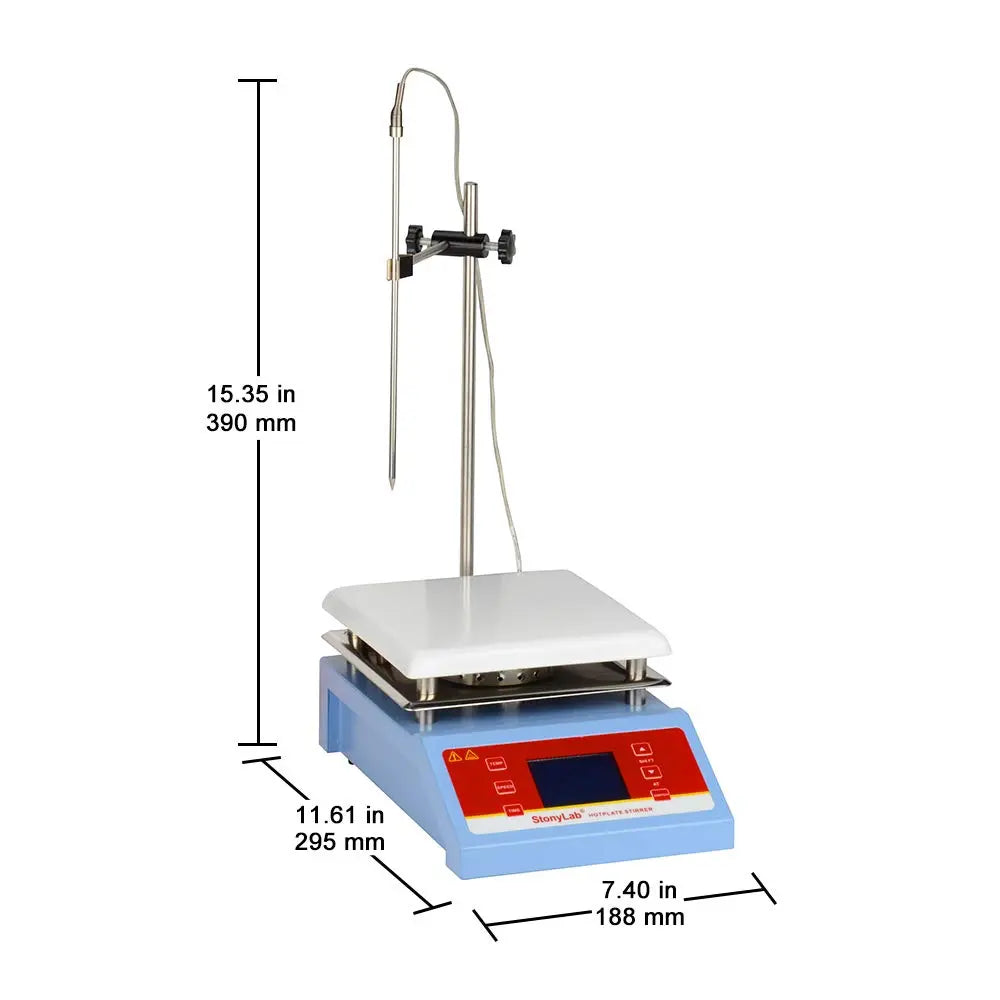 Hotplate Magnetic Stirrer with Digital Display, 200-2000 RPM, Max 350℃ Magnetic Stirrer