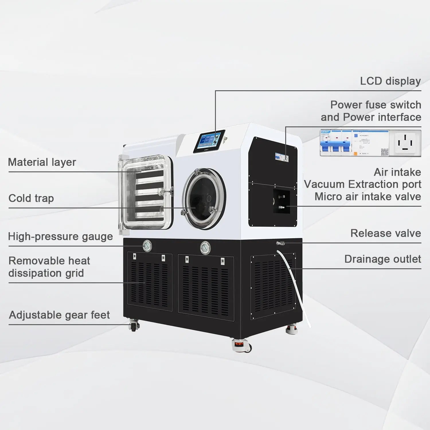 StonyLab In-Situ Square Cabin Freeze Dryer heavy duty chemical processing configuration