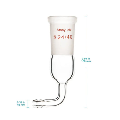 Vacuum/Inert Gas Inlet Adapter - StonyLab Adapters - Inlets / Thermometer 