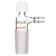StonyLab Inlet Thermometer Adapter with Hose Connection and Compression Cap for professional laboratory applications