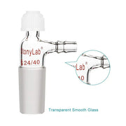 StonyLab Inlet Thermometer Adapter with Hose Connection and Compression Cap heavy duty chemical processing configuration