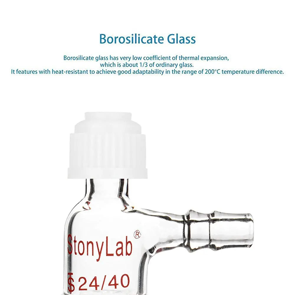 Detailed structural assembly component for StonyLab Inlet Thermometer Adapter with Hose Connection and Compression Cap