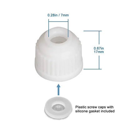Inlet Thermometer Adapter with Hose Connection and Compression Cap Adapters-Inlets/Thermometer