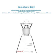 StonyLab Iodine Flask with Stopper heavy duty chemical processing configuration