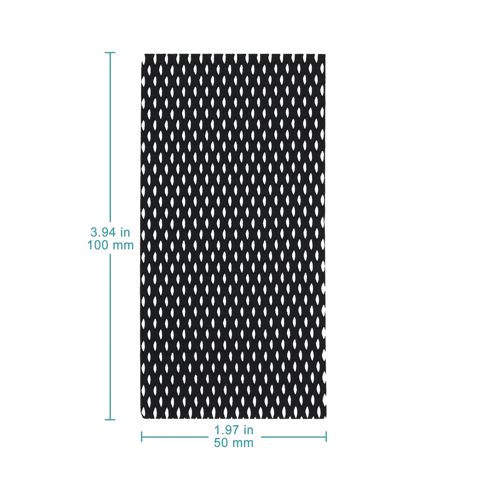 Close-up view showing the precise design and material of StonyLab Iridium Tantalum Coated Titanium Mesh Electrode (Nano-Coated