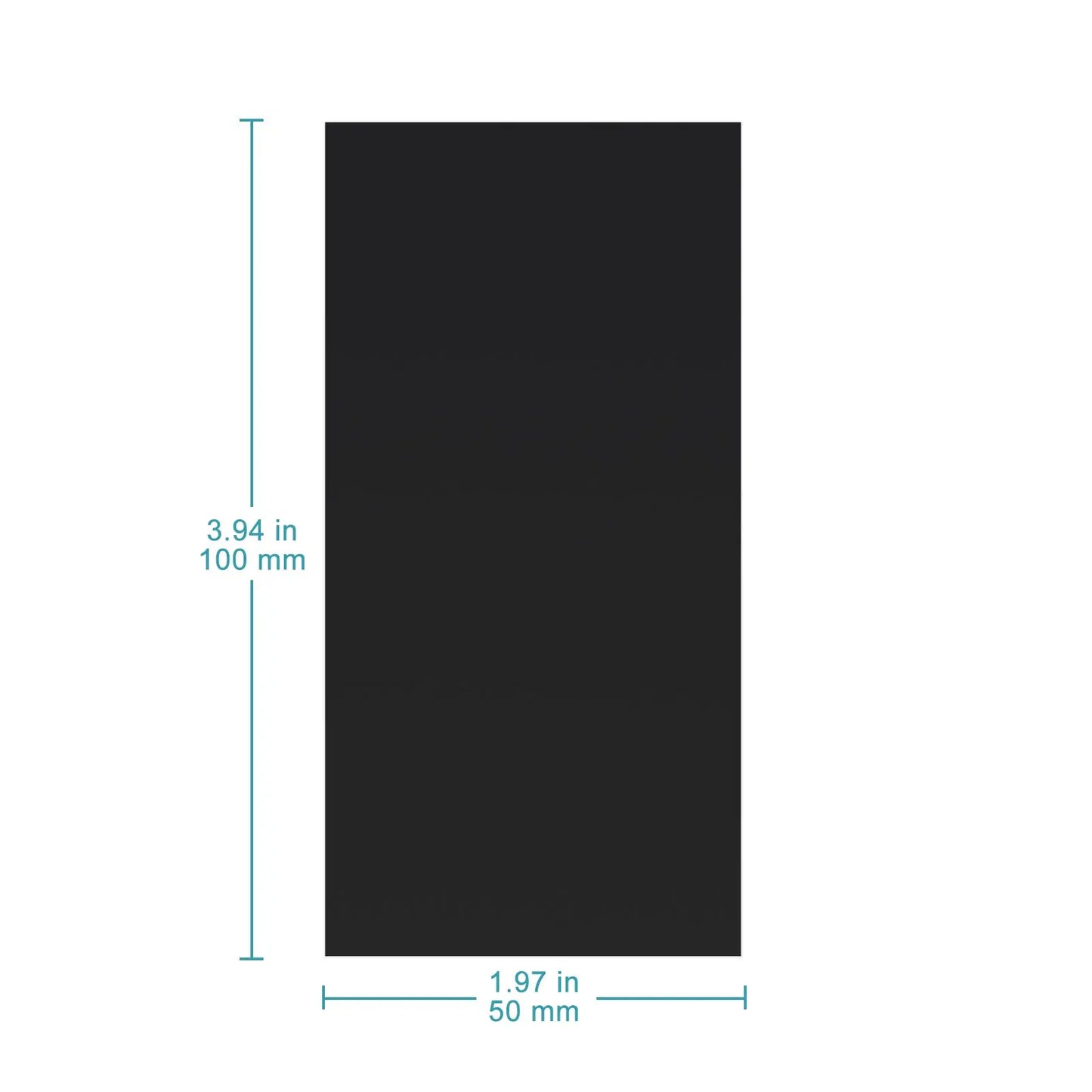 Iridium Tantalum Coated Titanium Mesh/Sheet Electrode (Nano-Coated, Oxygen Evolution Anode), 50 x 100 x 1 mm Ir-Ta-Ti
