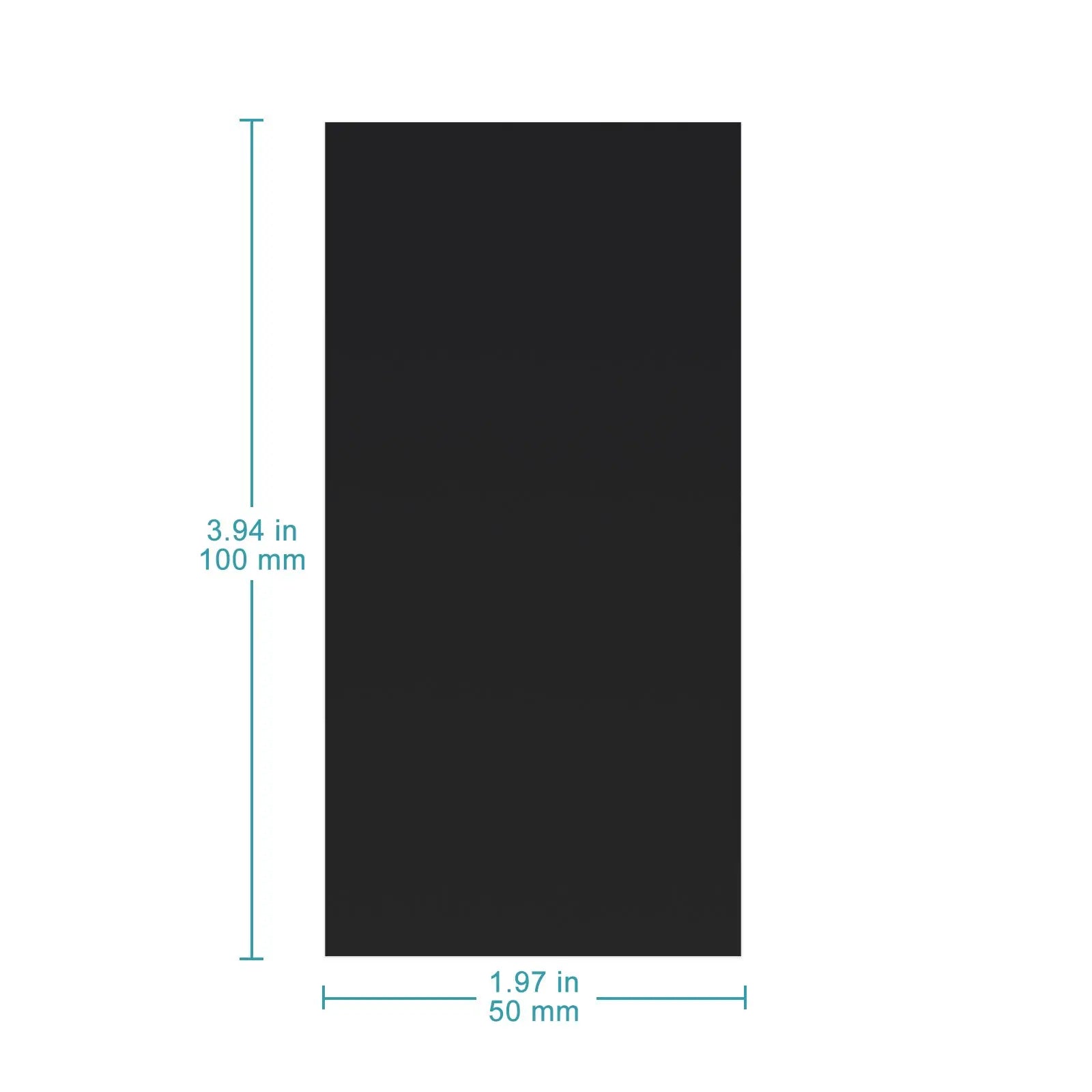 Iridium Tantalum Coated Titanium Mesh/Sheet Electrode (Nano-Coated, Oxygen Evolution Anode), 50 x 100 x 1 mm Ir-Ta-Ti