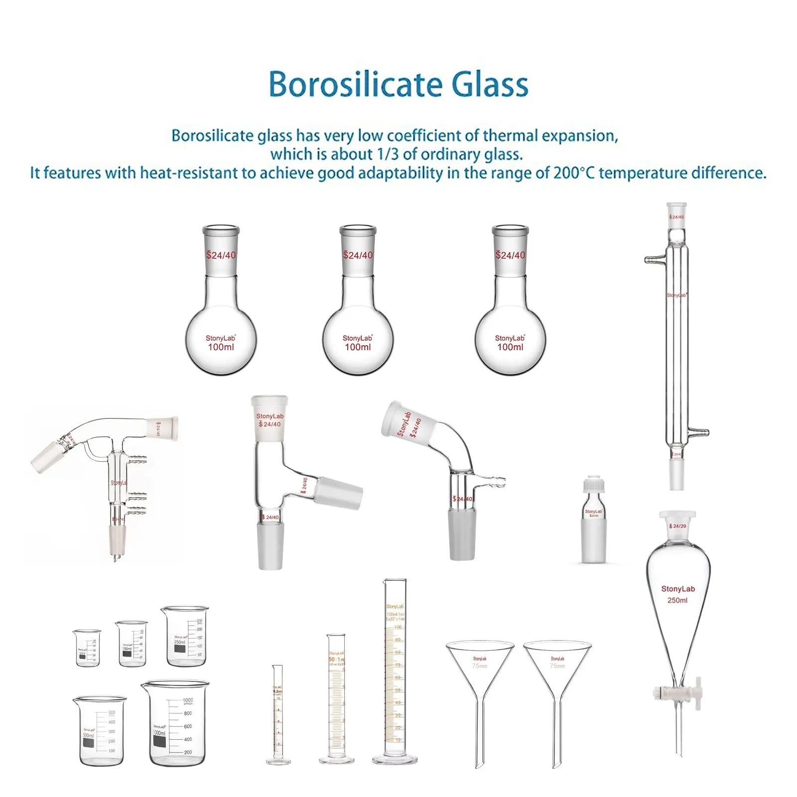 Side view and dimensional layout of the durable StonyLab Isoamyl Acetate Extraction Kit