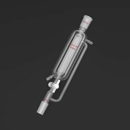 Jacketed Pressure Equalizing Graduated Addition Funne, 24/40 Joints, PTFE Stopcock, 100-1000 ml Funnels-Pressure Equalizing Addition