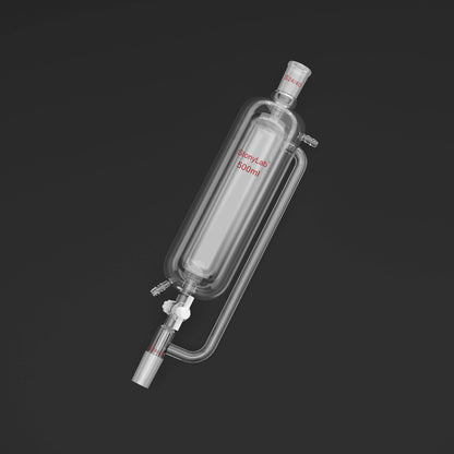 Jacketed Pressure Equalizing Graduated Addition Funne, 24/40 Joints, PTFE Stopcock, 100-1000 ml Funnels-Pressure Equalizing Addition