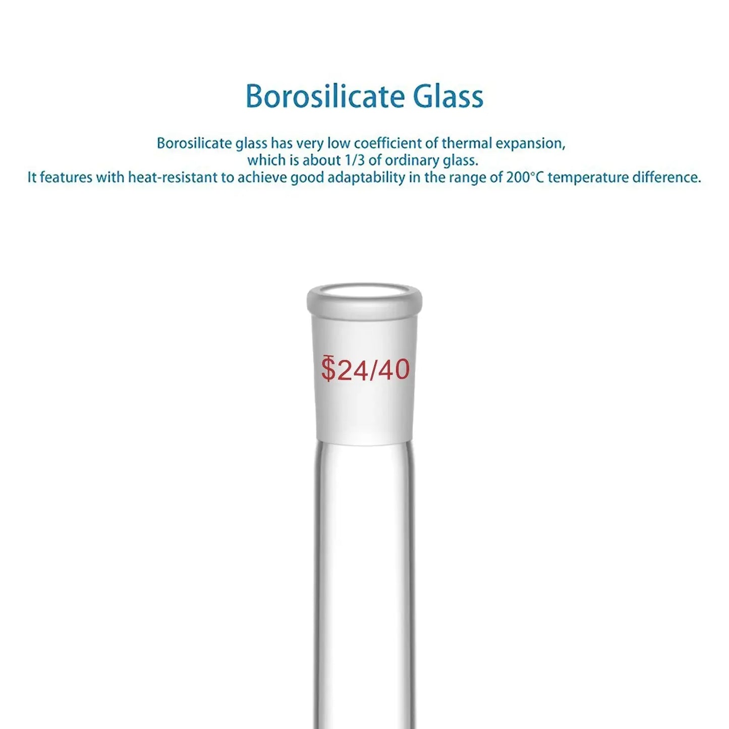 Kjeldahl Flask, 24/40 Joint, 100/500 ml Flasks-Round Bottom-1 Neck