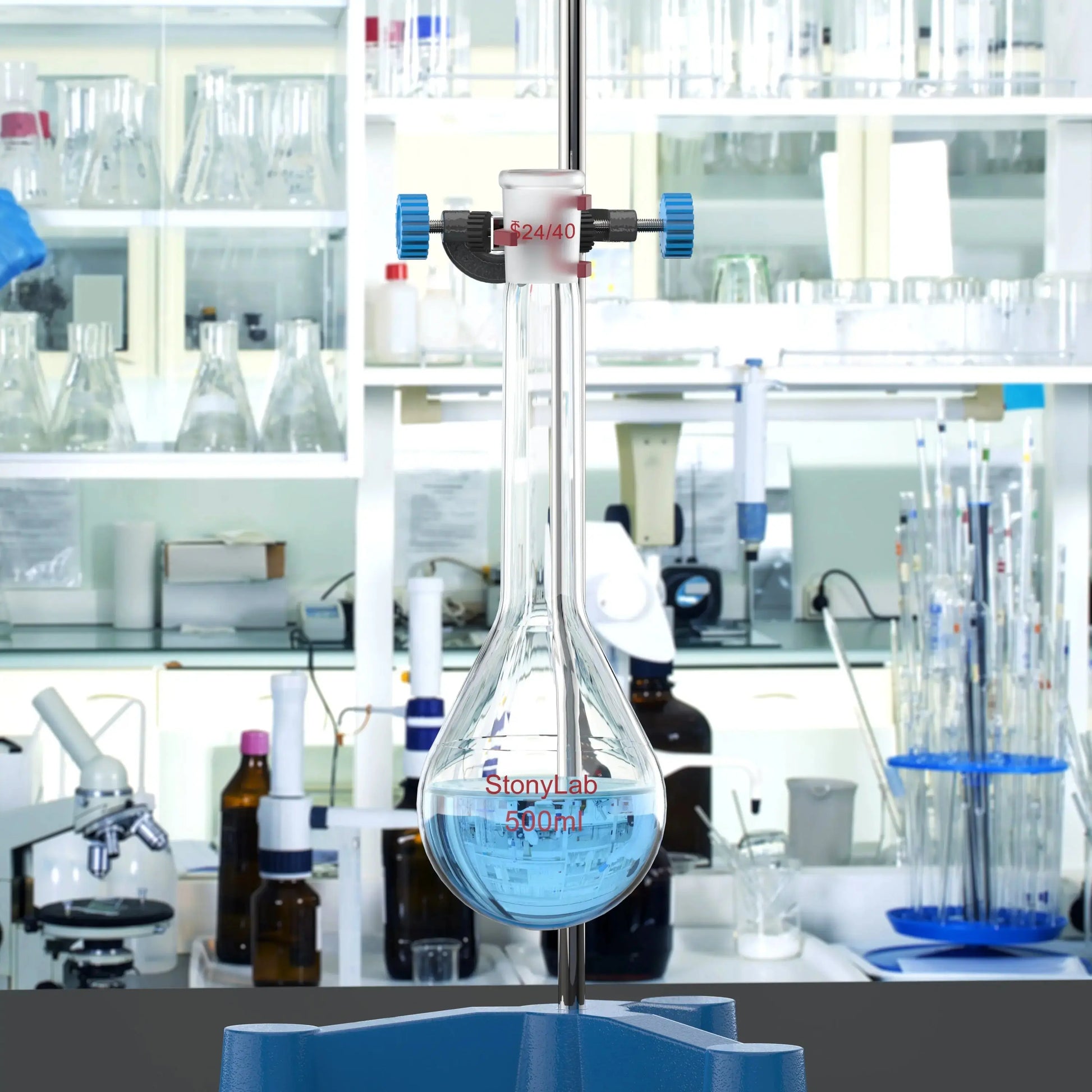 Kjeldahl Flask, 24/40 Joint, 100/500 ml Flasks-Round Bottom-1 Neck