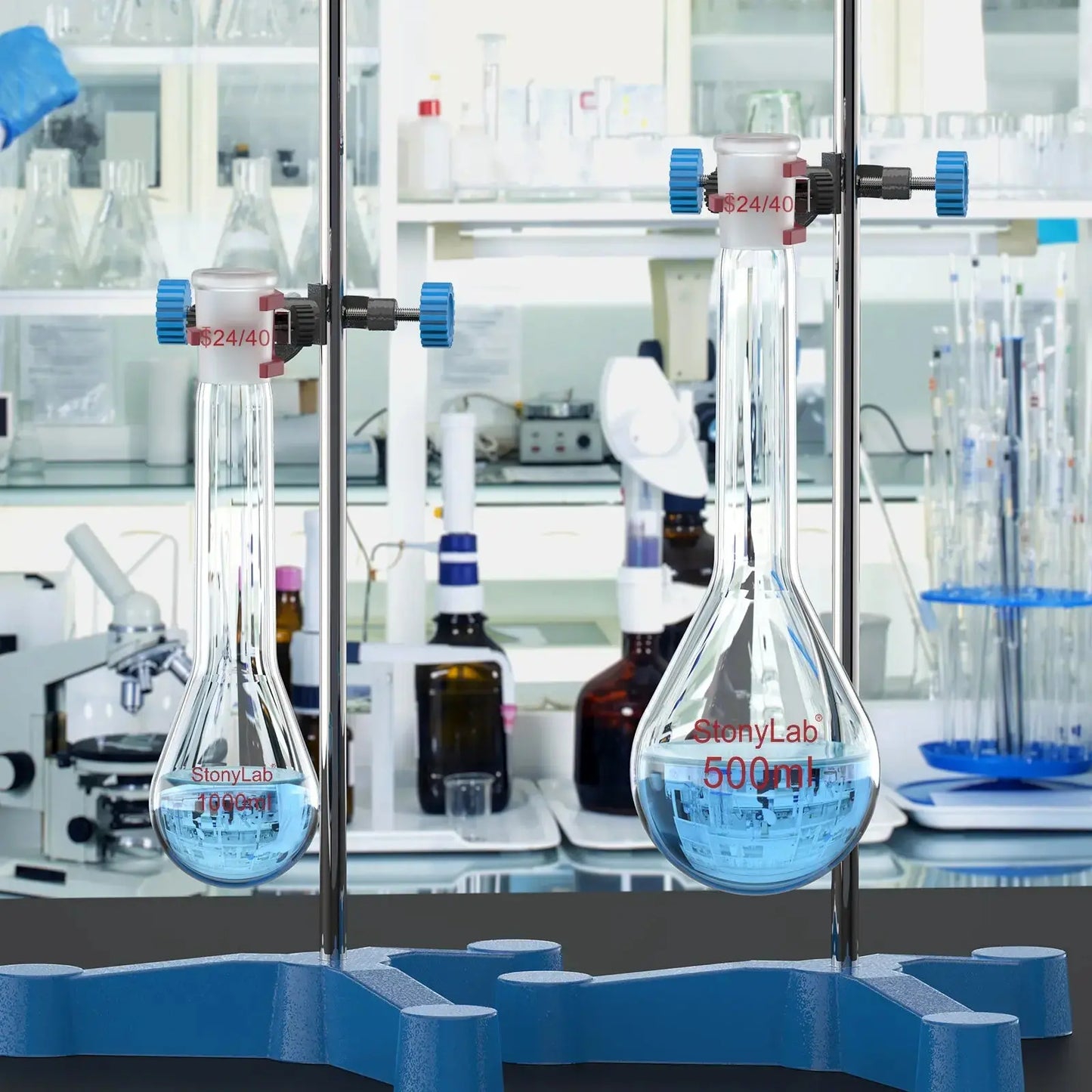 Kjeldahl Flask, 24/40 Joint, 100/500 ml Flasks-Round Bottom-1 Neck