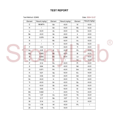 L-Shape Glass Carbon Disk Electrode, 3 mm Glass Carbon Disk, SGS Certified - GDMS Tested General Electrode-Disk