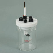 Alternative angle showing underlying build quality of StonyLab L-Shape Platinum Sheet Electrode Holder
