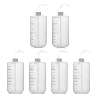 LDPE Plastic Squeeze Wash Bottle, Narrow Mouth, 250ml-1000ml, 1-6 Pack Options Wash Bottles