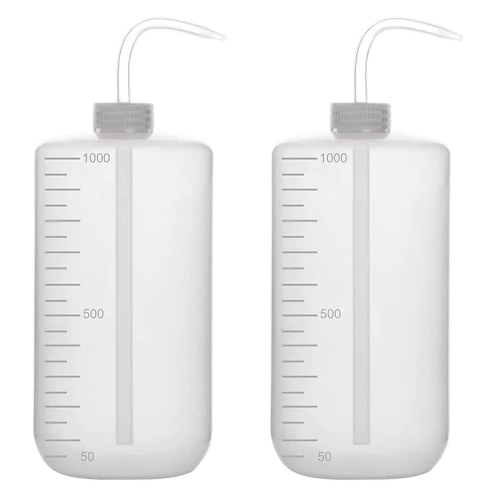 LDPE Plastic Squeeze Wash Bottle, Narrow Mouth, 250ml-1000ml, 1-6 Pack Options Wash Bottles