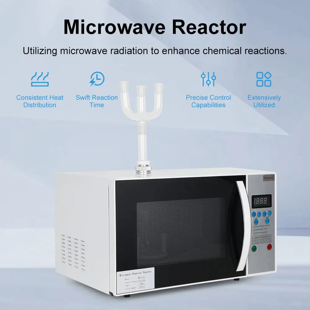 Lab Continuous Radiation Microwave Chemical Reactor - StonyLab Reactors - Microwave 