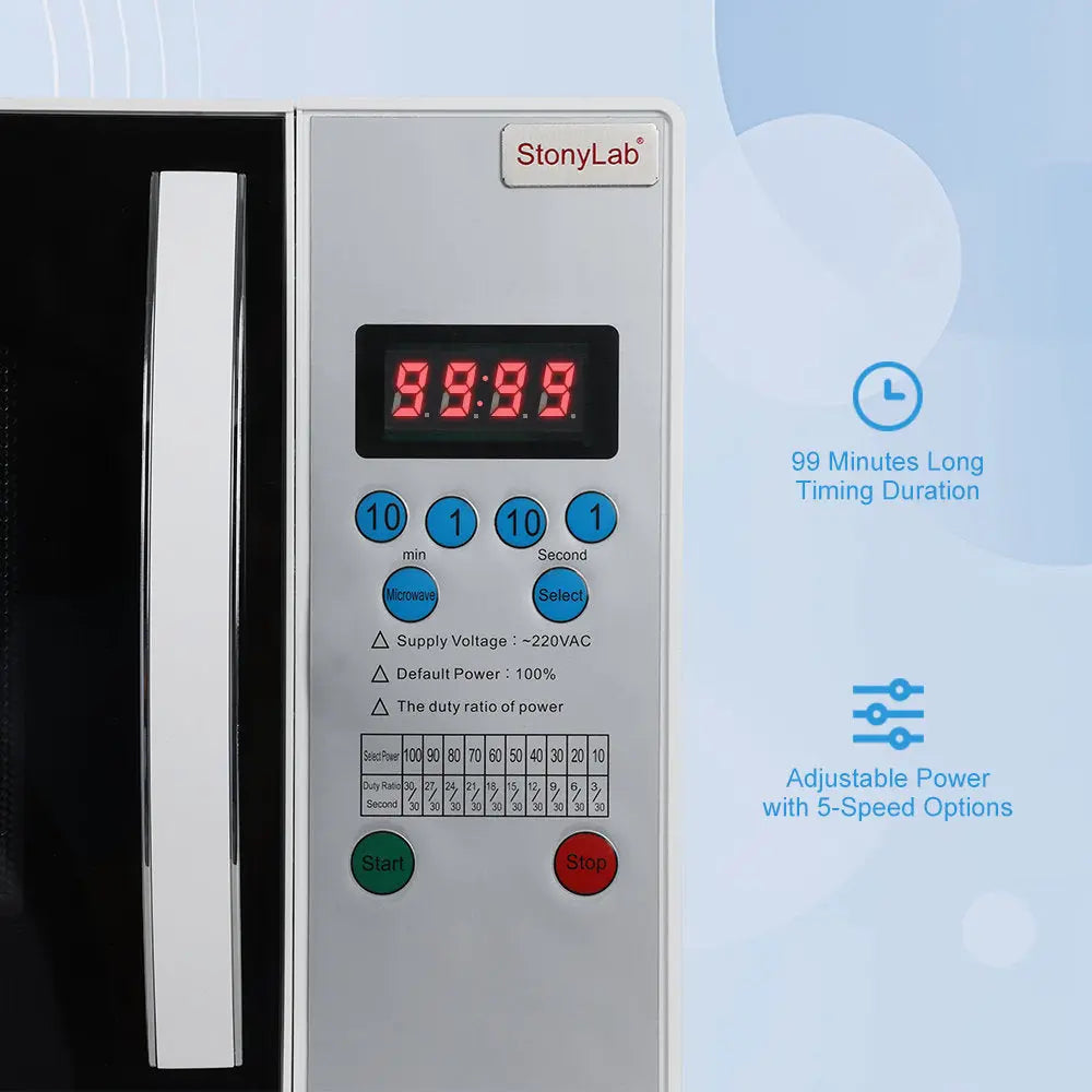 Comprehensive product view and setup components for StonyLab Lab Continuous Radiation Microwave Reactor