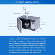 Comprehensive product view and setup components for StonyLab Lab Continuous Radiation Microwave Reactor