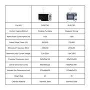 Side view and dimensional layout of the durable StonyLab Lab Continuous Radiation Microwave Reactor