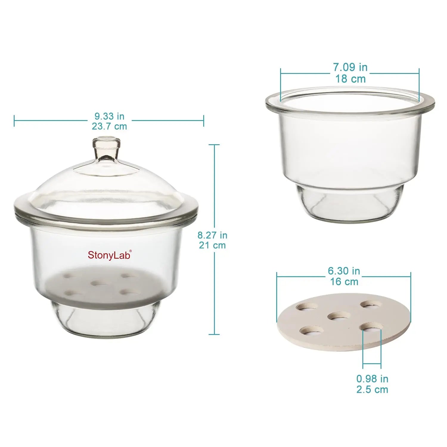 Lab Desiccator, Glass Desiccator - StonyLab