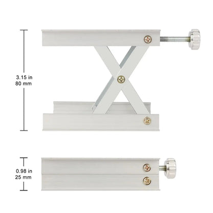 Aluminum Alloy Laboratory Support Jack Platform Lab Lift Stand Table Scissor Jacks