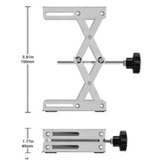 Alternative angle showing underlying build quality of StonyLab Lab Scissor Jack