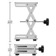 Comprehensive product view and setup components for StonyLab Lab Scissor Jack