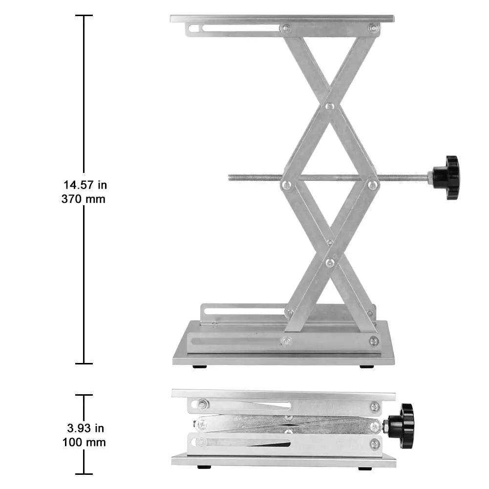 Comprehensive product view and setup components for StonyLab Lab Scissor Jack
