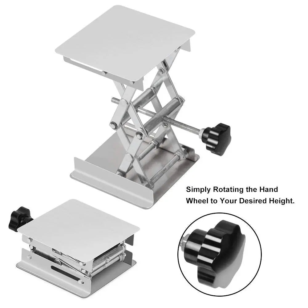 Comprehensive product view and setup components for StonyLab Lab Scissor Jack