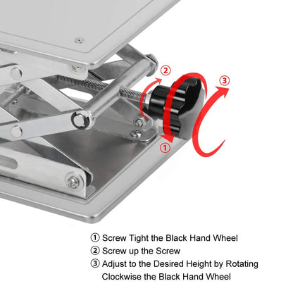 Lab Scissor Jack, Stainless Steel Scissor Jacks