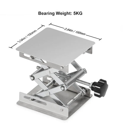 Lab Scissor Jack, Stainless Steel - StonyLab Scissor Jacks 