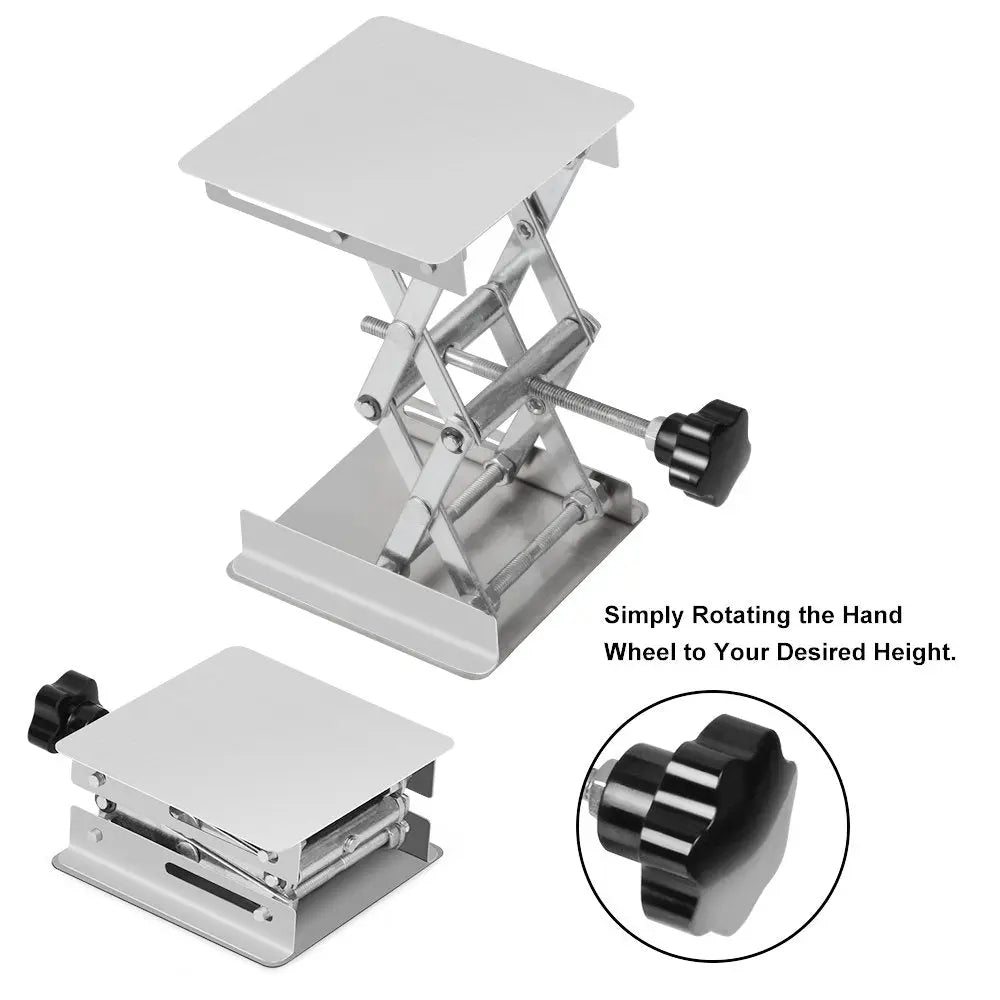StonyLab Lab Scissor Jack heavy duty chemical processing configuration